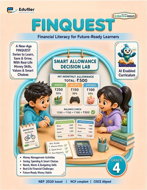 Financial Literacy Eduflier book cover