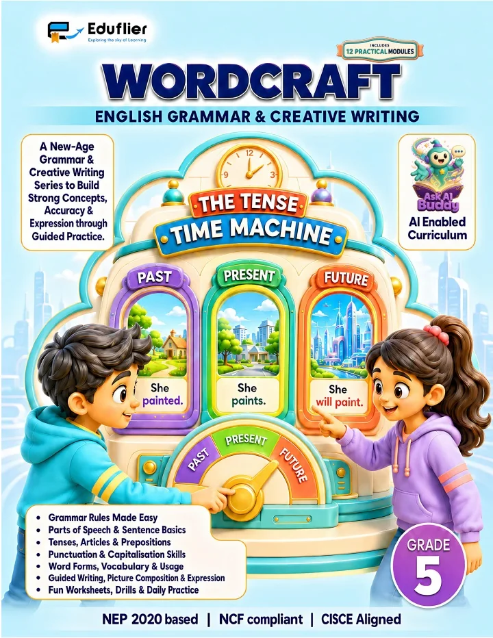 English Grammar Grade 5 approved Eduflier book cover