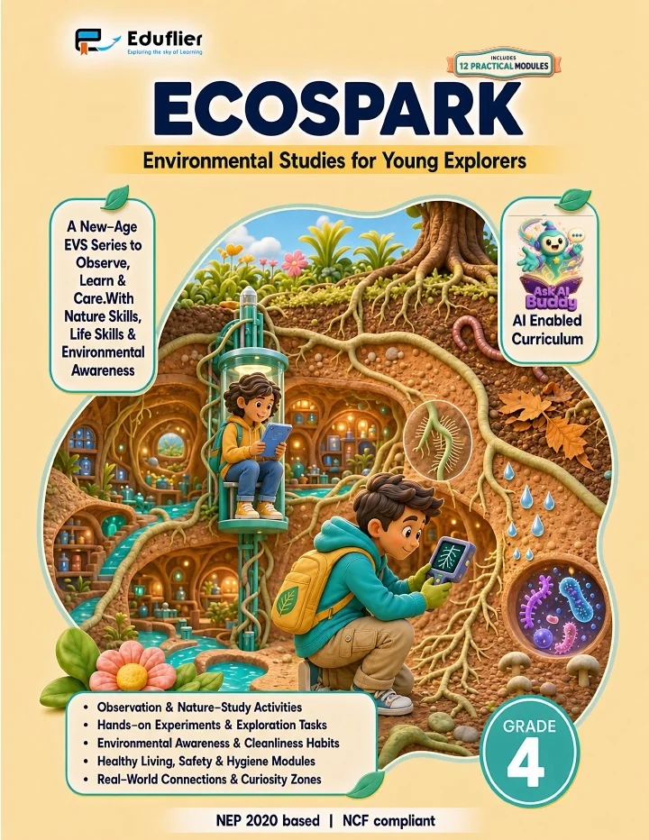 EVS Grade 4 approved Eduflier book cover